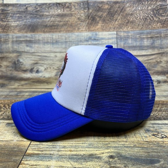 Killer Klowns From Outer Space Mens Trucker Hat Blue Snapback 80s Horror Movie - Picture 4 of 8